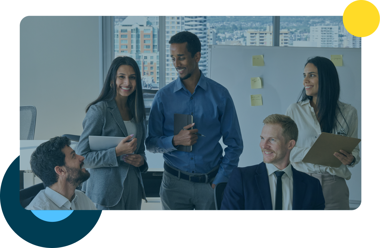 Picture of a team of people