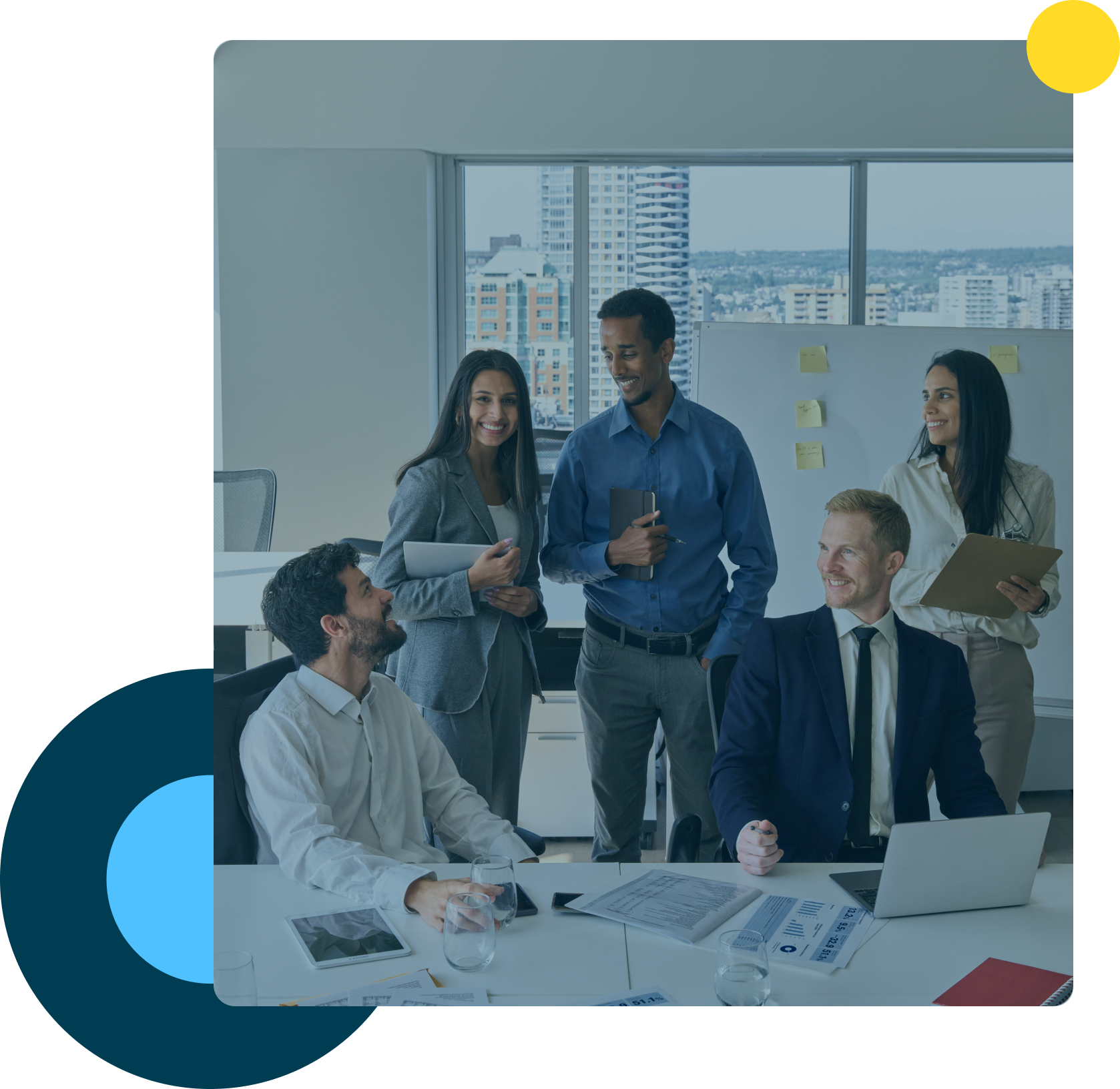 Picture of a team of people